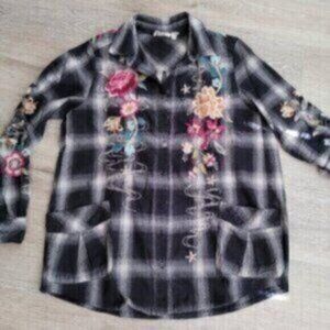 Johnny Was Lani Painters Smock Shirt